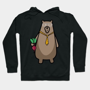 Dwight Schrute Bear Sticker Hoodie